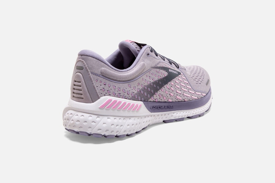 Brooks Running Shoes - Adrenaline GTS 21 Road Womens - Pink - HVF-963182